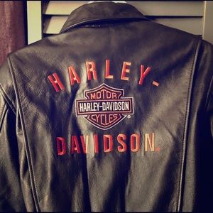 Women’s Harley Davidson Vintage Leather Jacket sm
